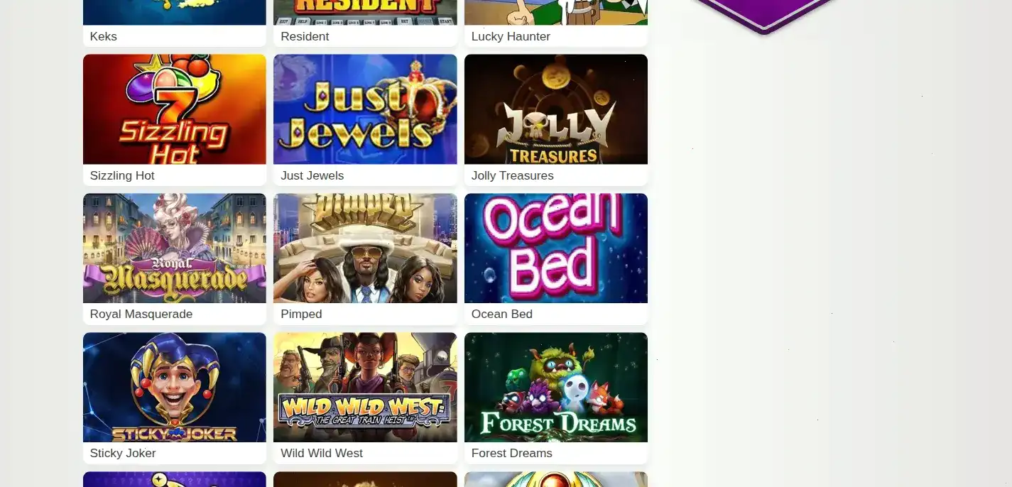 Мобильный телефон с открытым сайтом Paradise casino